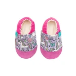 Kapcie ze skórzaną podeszwą - Jednorożce RAINBOW UNICORNS