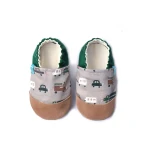 Kapcie dziecięce TITOT Auta Brown Car