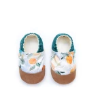 Kapcie dziecięce TITOT Watercolor Oranges - malowane pomarańcze