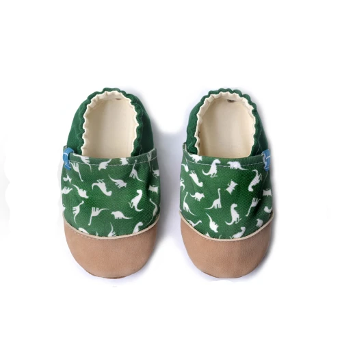 Rozmiar 20 - Kapcie dziecięce TITOT Dinozaury White Dino