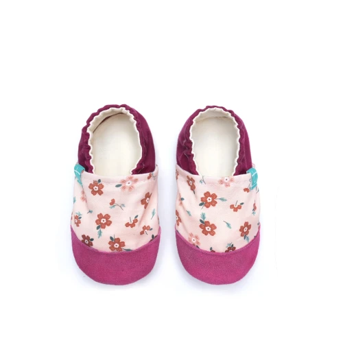 Rozmiar 25 - Kapcie dziecięce TITOT Pink Cornflowers 