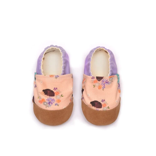 Kapcie Dziecięce Purple Hedgehogs – Jeżyki | dla dziewczynki