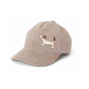 Czapka z Daszkiem TITOT Cuddly Beige – Beżowa Sztruksowa