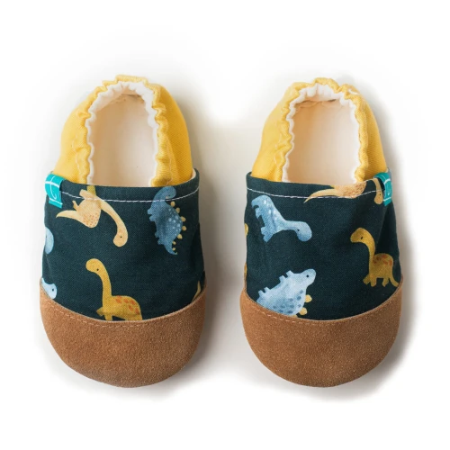 Kapcie Dziecięce dinozaury Yellow Dino | rozmiar 24 - wysyłka 24h