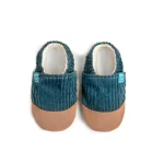 Kapcie Dziecięce sztruksowe Cuddly Bottle Green | rozmiar 24 - wysyłka 24 h