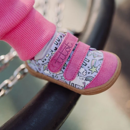 Kapcie Barefoot Rainbow Unicorn – jednorożce i tęcze | na kauczukowej podeszwie