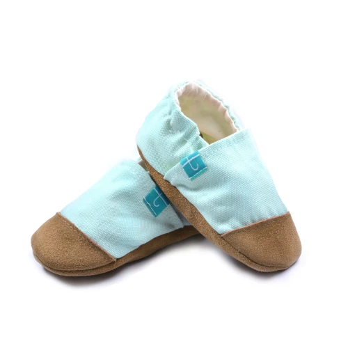 Titot kapcie Mint ze skórzanym noskiem